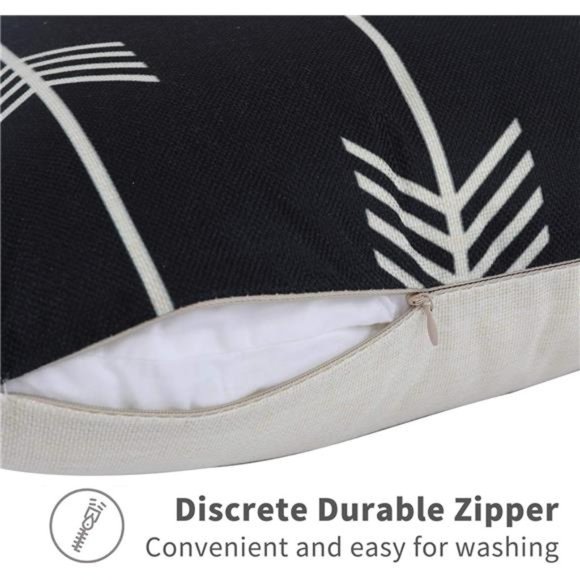 Set of 4 Decorative Geometric 18 x 18 Inches Throw Pillow Covers -Modern Pattern - Picture 8 of 14